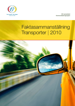 Faktasammanställning Transporter | 2010