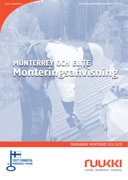 Elite & Monterrey monteringsanvisning (pdf, 8MB)