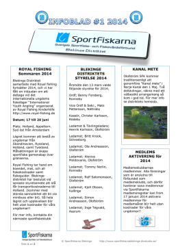 Info Sportfiskarna Blekinge nummer 1 2014.pdf