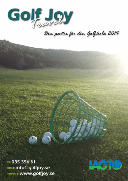 Din parter för din Golfskola 2014