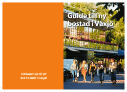 Guide till ny bostad i Växjö - Boplats Växjö