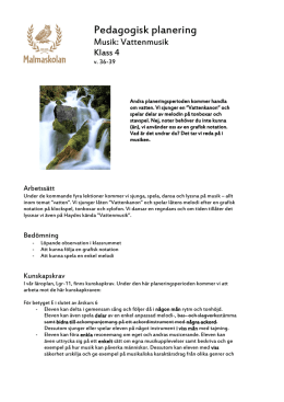 Pedagogisk planering