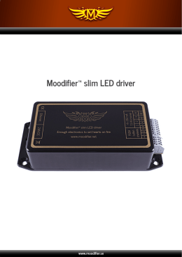 Moodifier slim LED driver