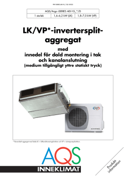LK/VP*-invertersplit- aggregat - aqs