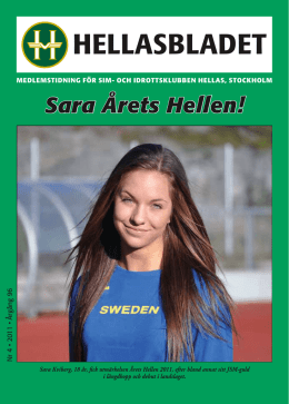 Hellasbladet 2011-4 - Hellas Handboll