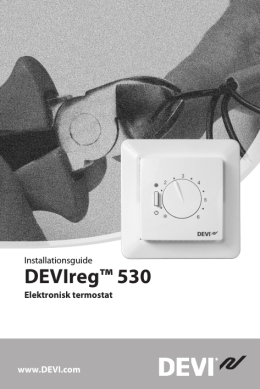 DEVIreg™ 530 - Danfoss.com