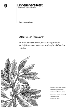 Offer eller f&ouml;r&ouml;vare?