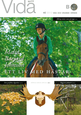 Malin Baryard Johnsson ett liv med hästar