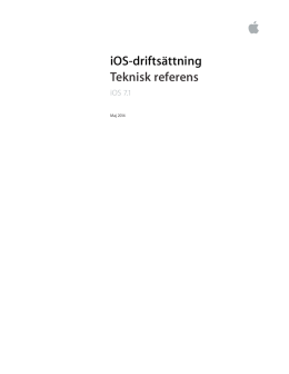 iOS Deployment Tech Ref Guide DK-NO-SE-FI-NL-RU-TR