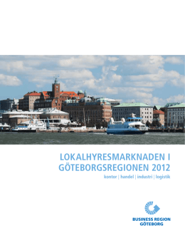 Lokalmarknadsrapport 2012 - Business Region Göteborg