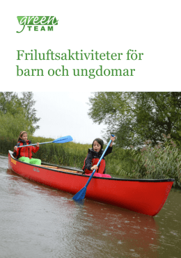 Folder om Green Team - Svenskt Friluftsliv