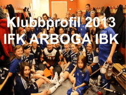 Matchställ - IFK Arboga IBK