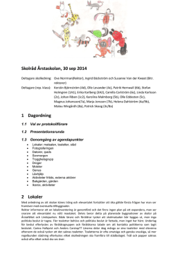 Skolråd - 30 september 2014 (263 kB, pdf)
