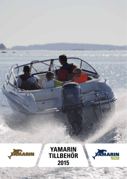 Yamarin tillbehörskatalog 2015 (pdf 8MB) - Yamaha