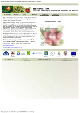 PDF på Hemsidan Bioteknik