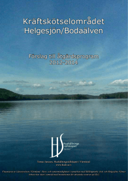Kräftskötselområdet Helgesjön/Bodaälven