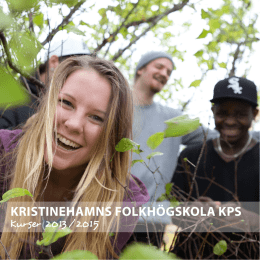 läsa broschyren som pdf - Kristinehamns folkhögskola