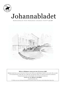 Johannabladet - Örebro Waldorfskola