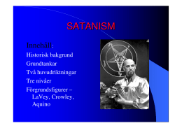 SATANISM - svensksidan