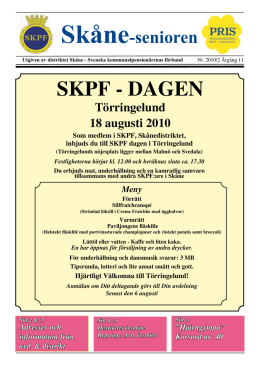 Nr 2 - SKPF distrikt Skåne