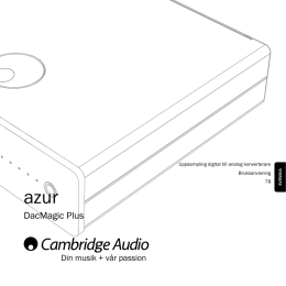 DacMagic Plus - Cambridge Audio