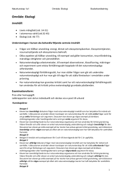 Studiehandledning