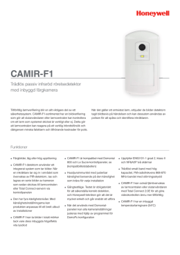CAMIR-F1 - Honeywell Security