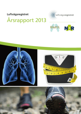 Luftvägsregistret årsrapport 2013