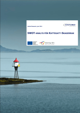 SWOT-analys för Kattegat/Skagerrak - Här
