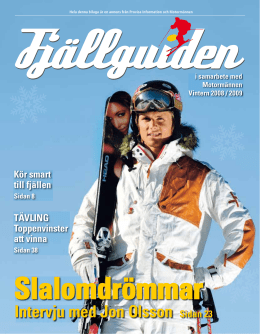 Intervju med Jon Olsson Sidan 23 - Publikationer Provisa Sverige AB
