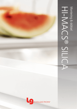 Skötsel och underhåll HI-MACS® Silica