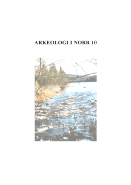 Anders Huggert - Arkeologi i Norr