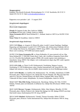 Rapport för 1 juli – 30 augusti 2010 som pdf-fil