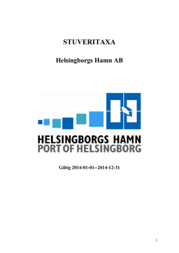 STUVERITAXA - Helsingborgs Hamn AB