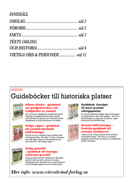 Guideböcker till historiska platser - E