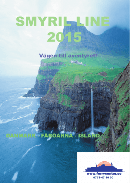 Smyril Lines broschyr 2015