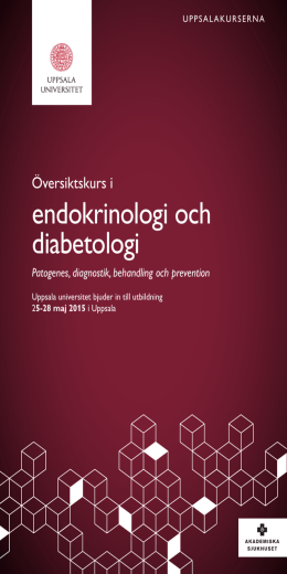 endokrinologi och diabetologi - Uppdragsutbildning