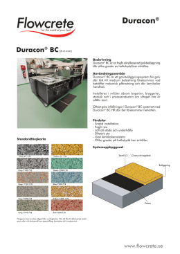 Duracon BC - Flowcrete