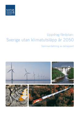 Sverige utan klimatutsläpp år 2050