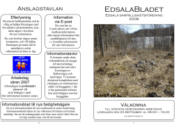 Edsalabladet nr 1 2006