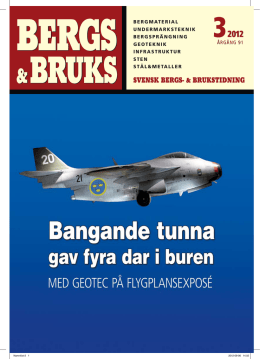 SBB 3/2012 - Svensk Bergs