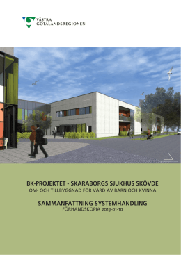 bk-projektet - Pressmeddelanden från Västra Götalandsregionen