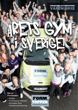VÅren 2012 - Formtoppen