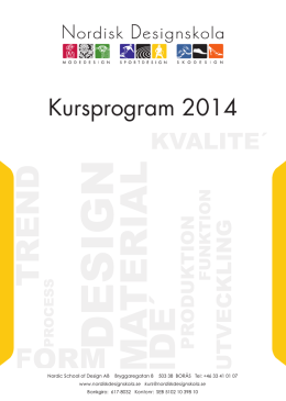 Kursprogram NDS 2014_kopia