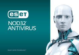 Produktblad ESET NOD32 Antivirus 8