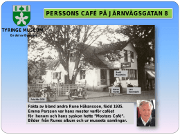 Perssons Café - Namnetiketter.se