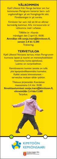 VÄLKOMMEN TERVETULOA