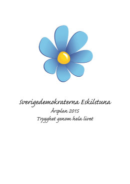 Sverigedemokraterna Eskilstuna årsplan 2015