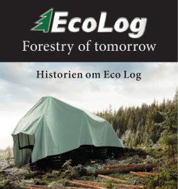 Forestry of tomorrow - Välkommen till Eco Log