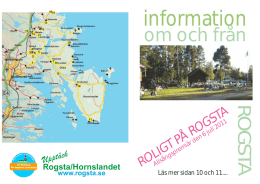 Rogstabladet Sommar 2011 - Rogsta socken intresseförening